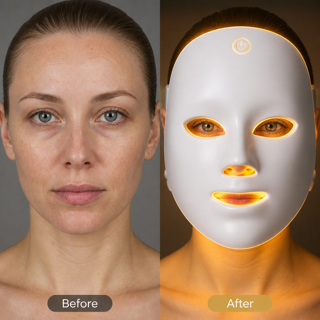 7-Color LED Glow Mask