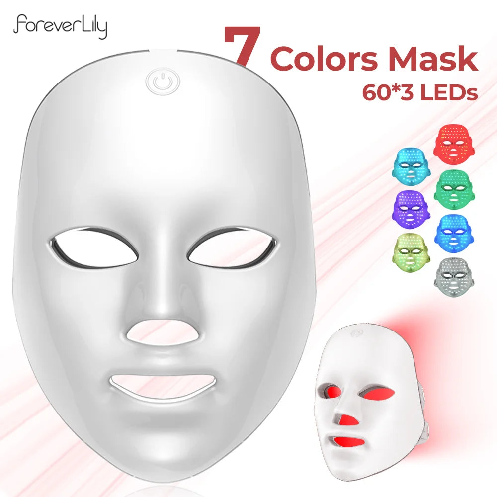 7-Color LED Glow Mask