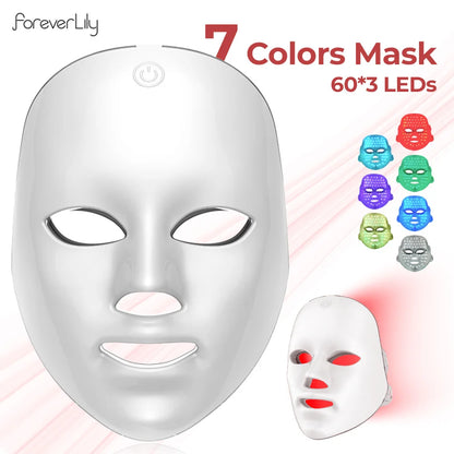 7-Color LED Glow Mask